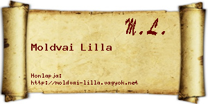 Moldvai Lilla névjegykártya